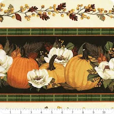 Oh My Gourd! - Quilting Cotton Fabric - Repeating Stripe - Multi