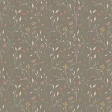 Threads of Grace - Quilting Cotton Fabric - Main - Medium Gray