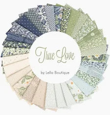 True Love - Quilting Cotton Fabric - Wall Flower Florals - Fern
