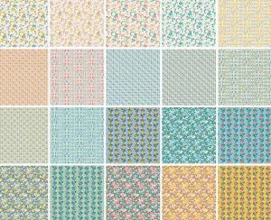 Palace Gardens - Quilting Cotton - Royal Posies - A