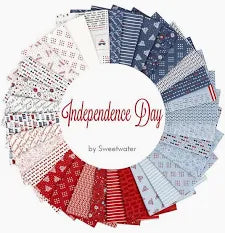 Independence Day - Quilting Cotton - The Meadow Florals - Splash