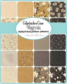 Collections Magnolia - Quilting Cotton Fabric - Everlasting Florals - Black