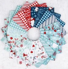 A Perfect Winter - Precut Quilting Cotton Fabric - 5" Stacker