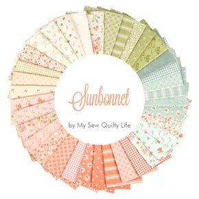 Sunbonnet - Quilting Cotton Fabric - Mini Gingham Checks and Plaids - Dusty Blue
