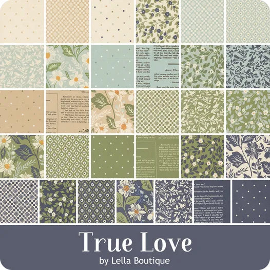 True Love - Quilting Cotton Fabric - Fat Quarter 18" x 21"