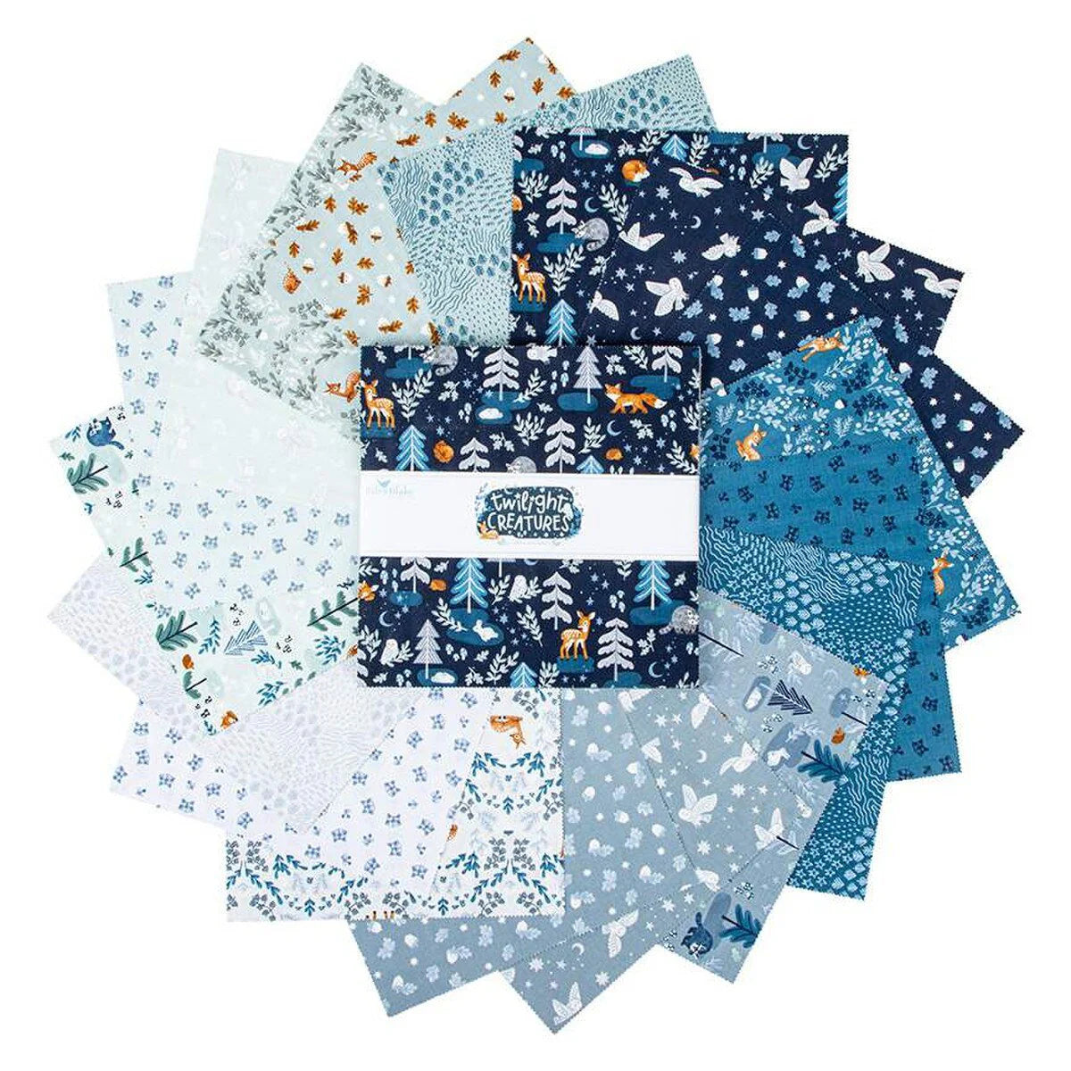 Twilight Creatures – Quilting Cotton Fabric – Songbird - Green